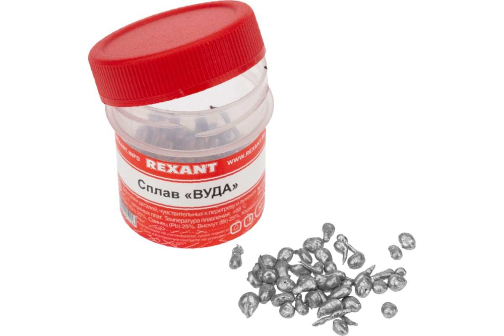 Припой Сплав Вуда 50 г REXANT 09-3493