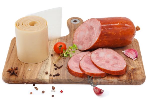 Коллагеновая оболочка для варено-копченых колбас и ветчин (65 мм.)