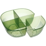 Контейнер пластиковый «Бриллиант» 4секции 16,5*16,5*8см