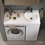 Тумба с раковиной Cosmetic 90 белая