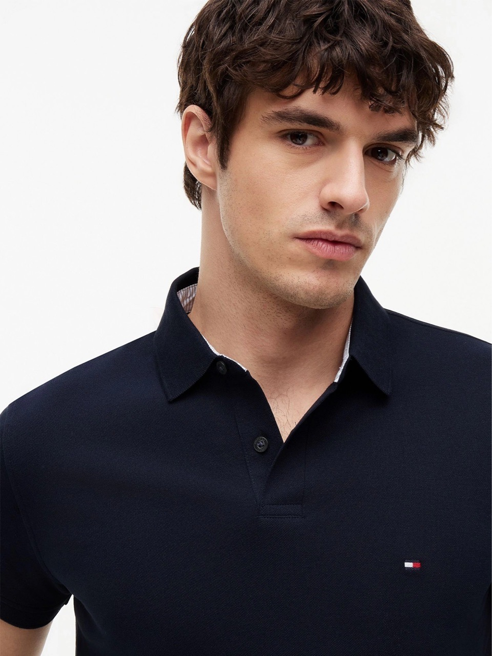 Поло Tommy Hilfiger Regular Fit Stretch Navy