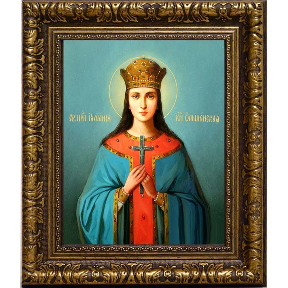 Иулиания (Ульяна) Ольшанская, Печерская праведная. Икона на холсте.