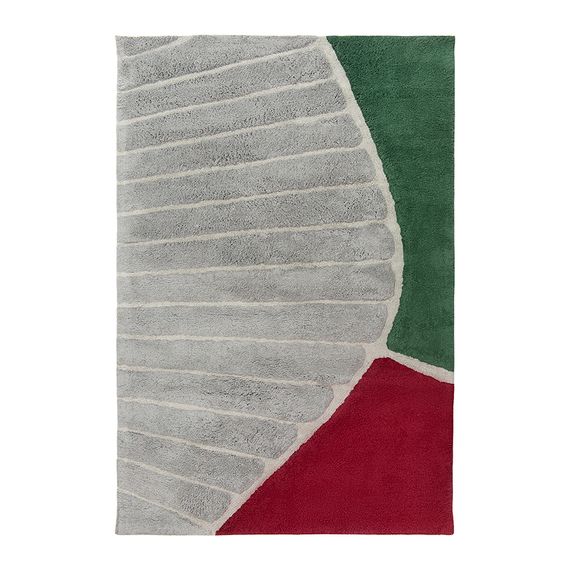 Ковер из хлопка с рисунком Tea Plantation из коллекции Terra, 120х180 см