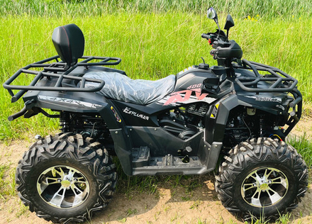 Квадроцикл (комплект для сборки) Explorer 400 Deluxe 4х4 EPS Серый (RR)
