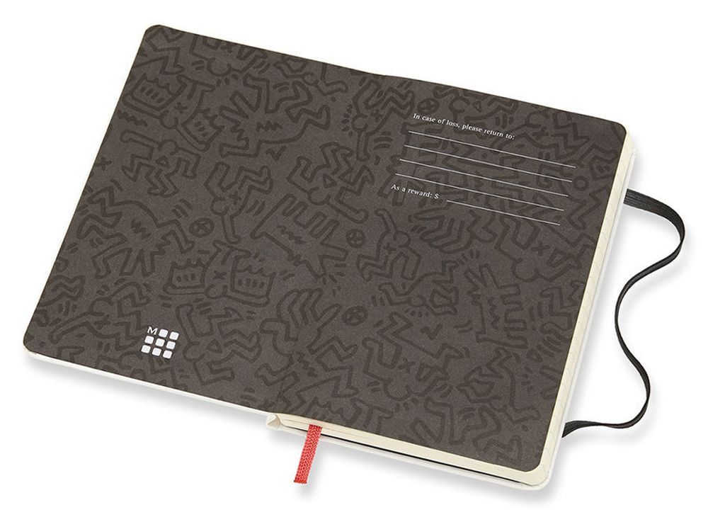 Блокнот Moleskine Limited Keith Haring Pocket 90x140мм 192стр линейка белый (LEKH01MM710)