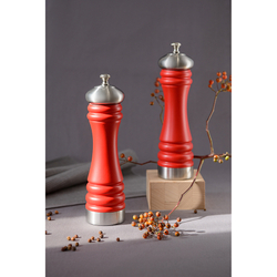 Мельница для соли 20см Smart Solutions красная матовая