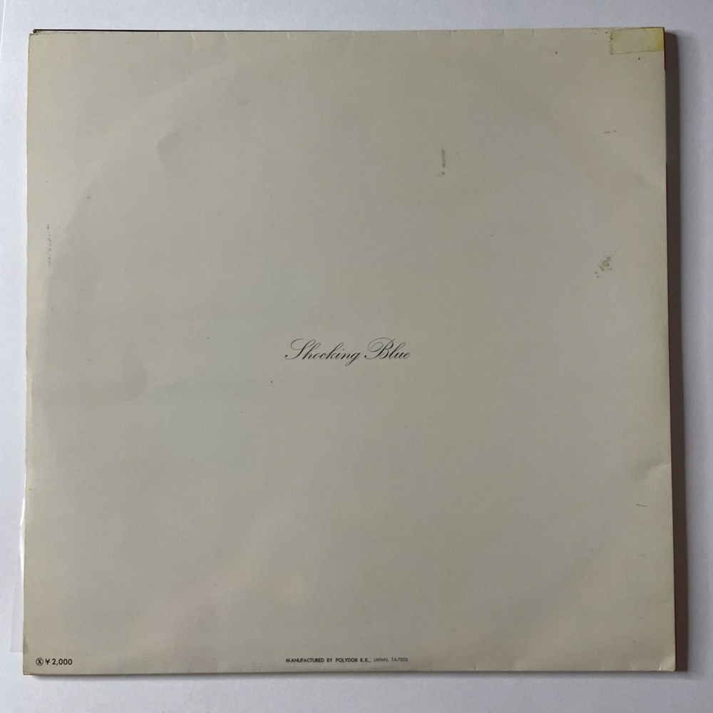 Винтажная виниловая пластинка LP Shocking Blue Blossom Lady (Japan 1972) (No Obi) Velvet Heaven
