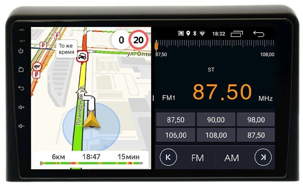 Магнитола для Hyundai Sonata 2017-2019 (LF) - Parafar PF309LUX1FHD на Android 13, 8-ядер, 2Гб+32Гб, CarPlay, 4G SIM-слот