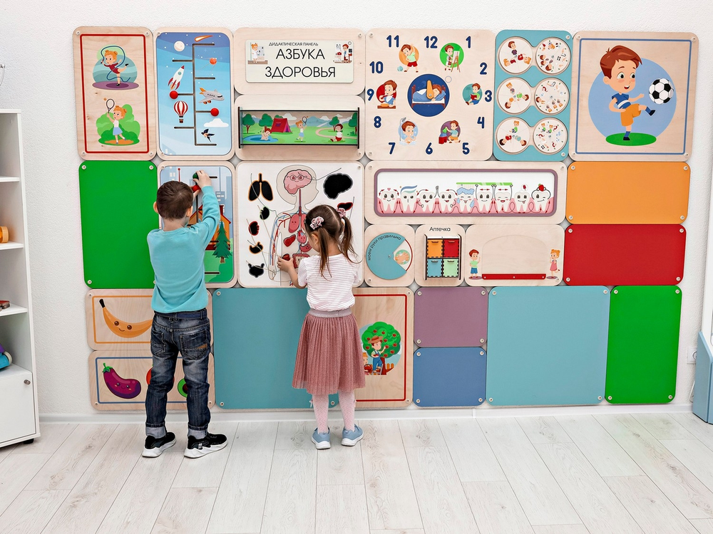 Дидактическая настенная панель Азбука здоровья