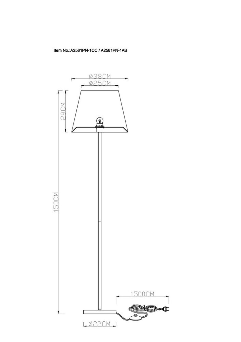 Торшер Arte Lamp