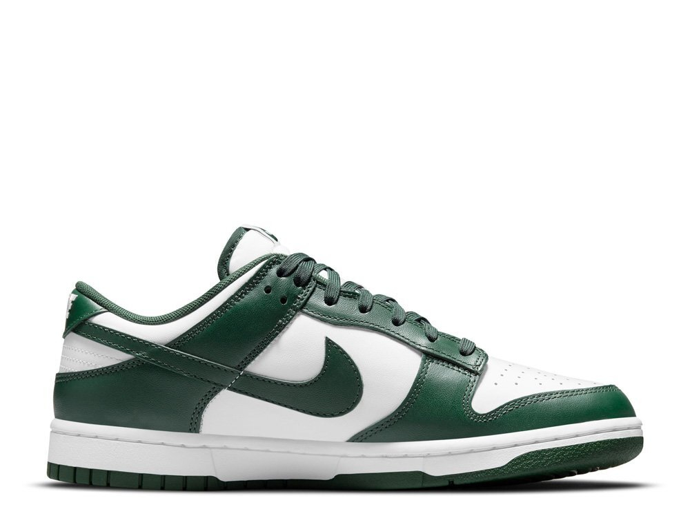 Баскетбольные кроссовки  Nike Dunk Low "Varsity Green" White/Team Green-White-Total Orange