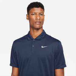 Мужское теннисное поло Nike Men's Court Dri-Fit Solid Polo - небесный
