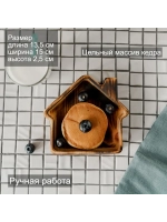 Деревянная менажница "Домик" из кедра