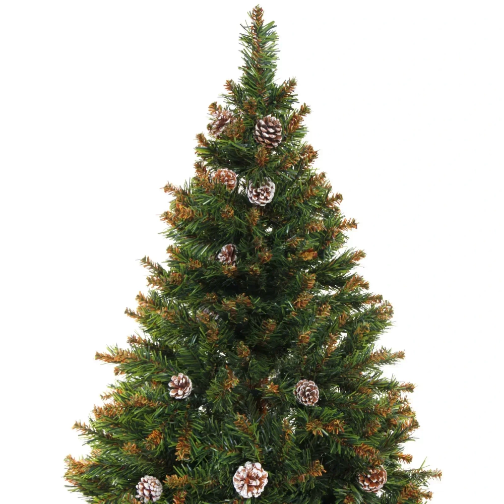 Елка «Лесное очарование» 180 см, ПВХ, шишки (966 веток)