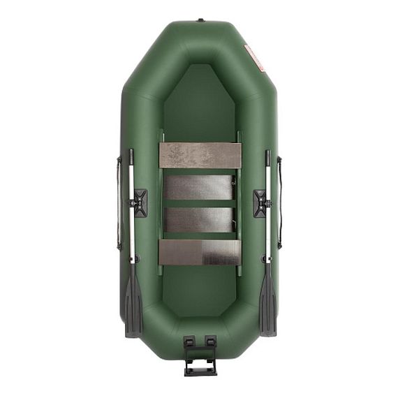 Лодка Тонар Шкипер 260НТ навесной транец (зеленый)