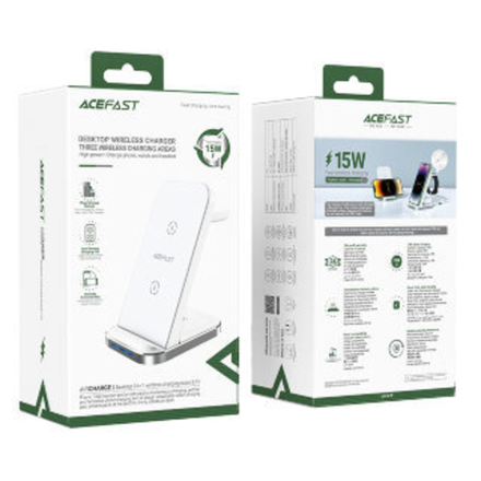 E15 desktop 3-in-1 wireless charging stand