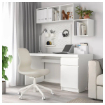 Офисный стул - IKEA LÅNGFJÄLL/LANGFJALL, 68x68x92см, белый, ЛОНГФЬЕЛЛЬ ИКЕА