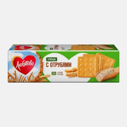 Хлебцы с отрубями Любятово 185г