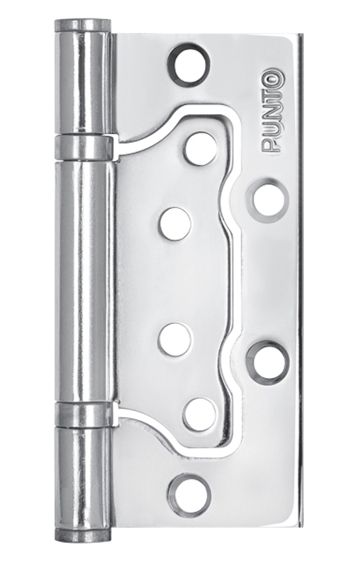 [ТОВАРА НЕТ В НАЛИЧИИ] Петля стальная накладная Пунто 200-2B 100x2,5 CP, цвет хром (гарантия - 1 месяц)