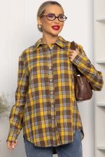 Рубашка Денни (желто-коричневая) Б14135-7М LT Collection