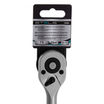 Ключ-трещотка 3/8", CrV, 72 зуба, с быстрым сбросом, матовый хром Stels