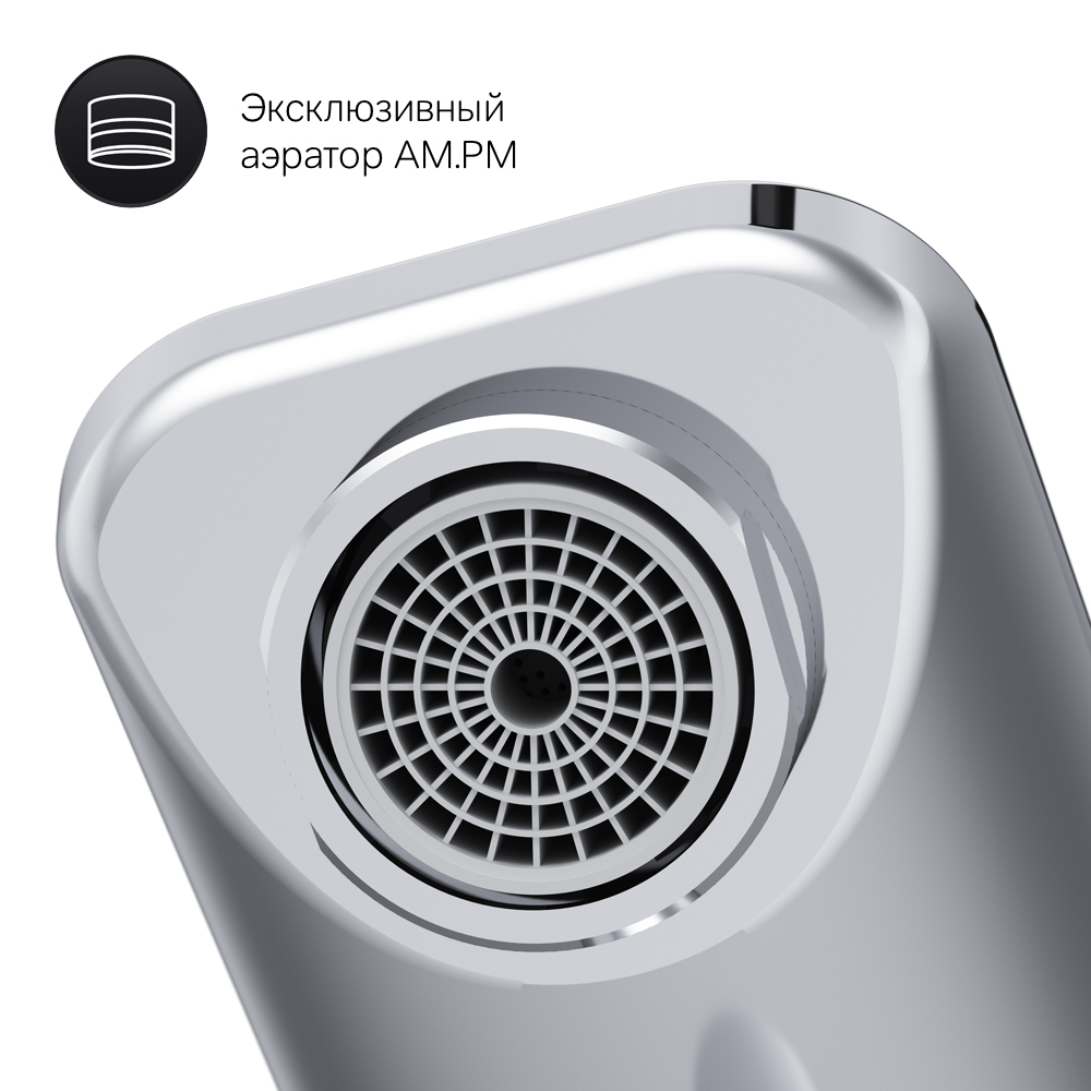 F85B82100 X-Joy S, смеситель для умывальника с д/к, излив 100 мм, хром, шт
