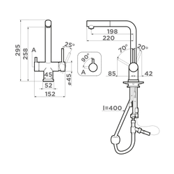 Смеситель Takamatsu-S-PW латунь/pure white