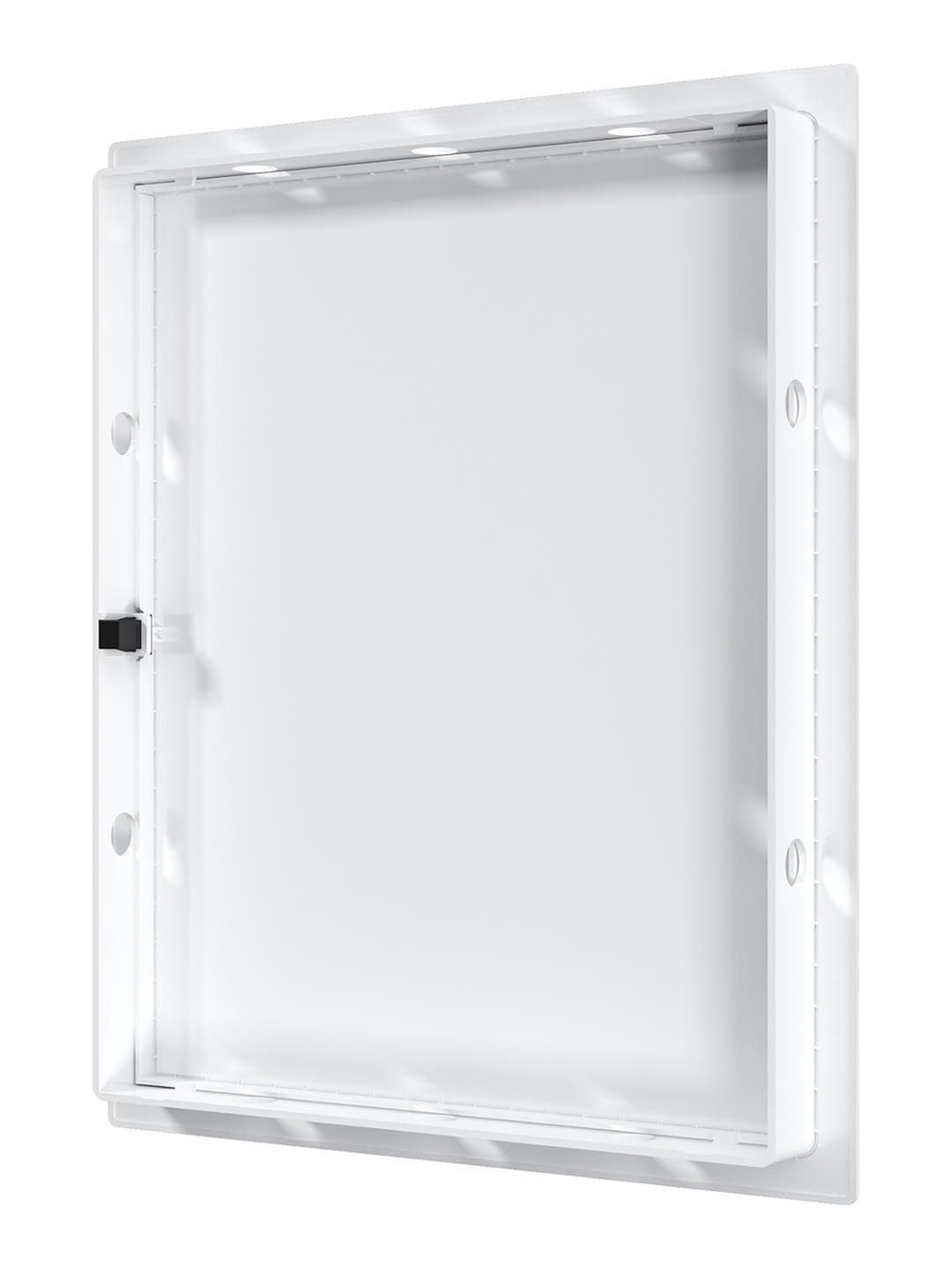 Люк ревизионный LN фланец 200х250 нажимной 224х274 пластик EVECS