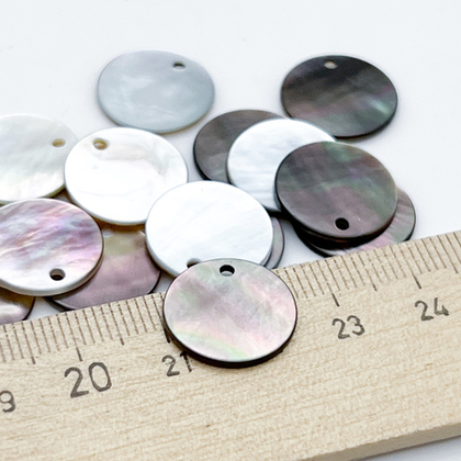 Перламутр, подвеска, размер около 15 мм, цена за 1 шт