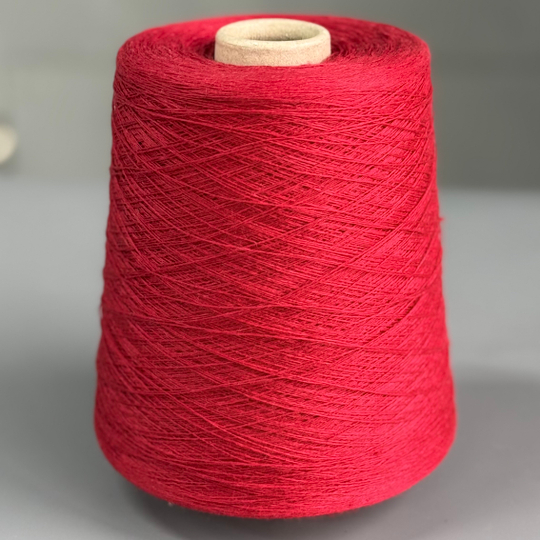 Пряжа TOSCANO Toscolinosuper/2 (100% лен) 2/26,  1300 м/100 гр,  алые паруса