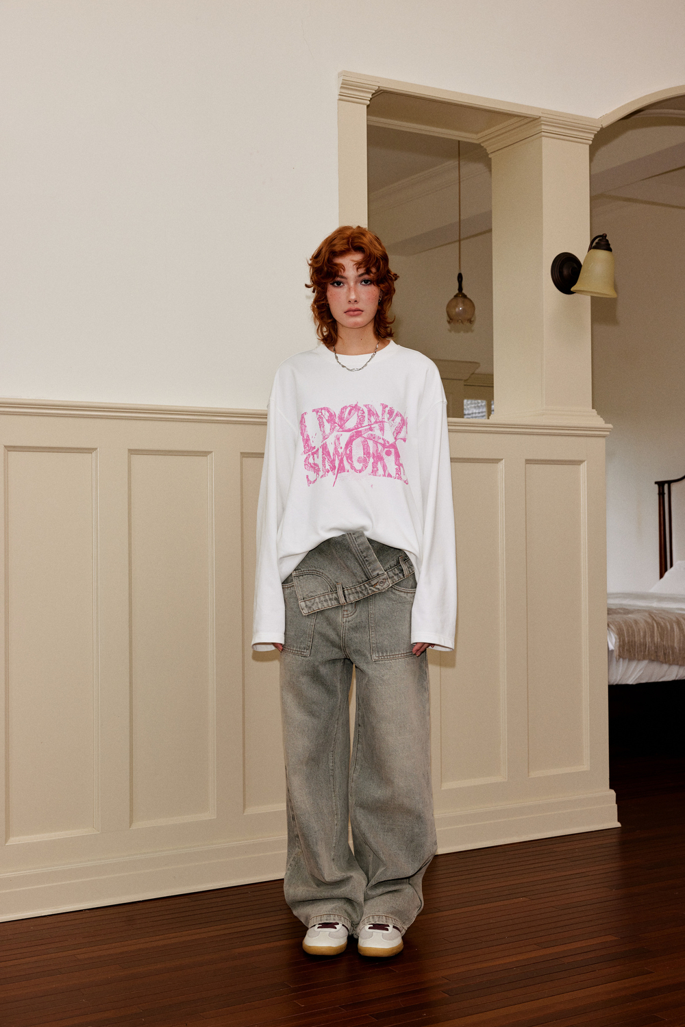 Свитшот DONSMOKE "Ghosted Logo" Sweatshirt