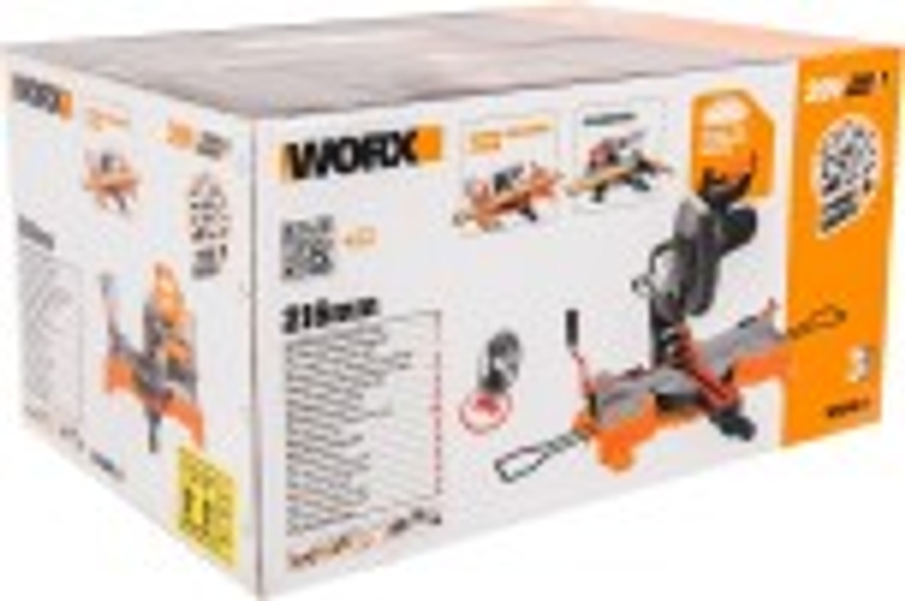 Пила торцовочная аккумуляторная Worx WX845.9 20В, 216 мм, без АКБ и ЗУ