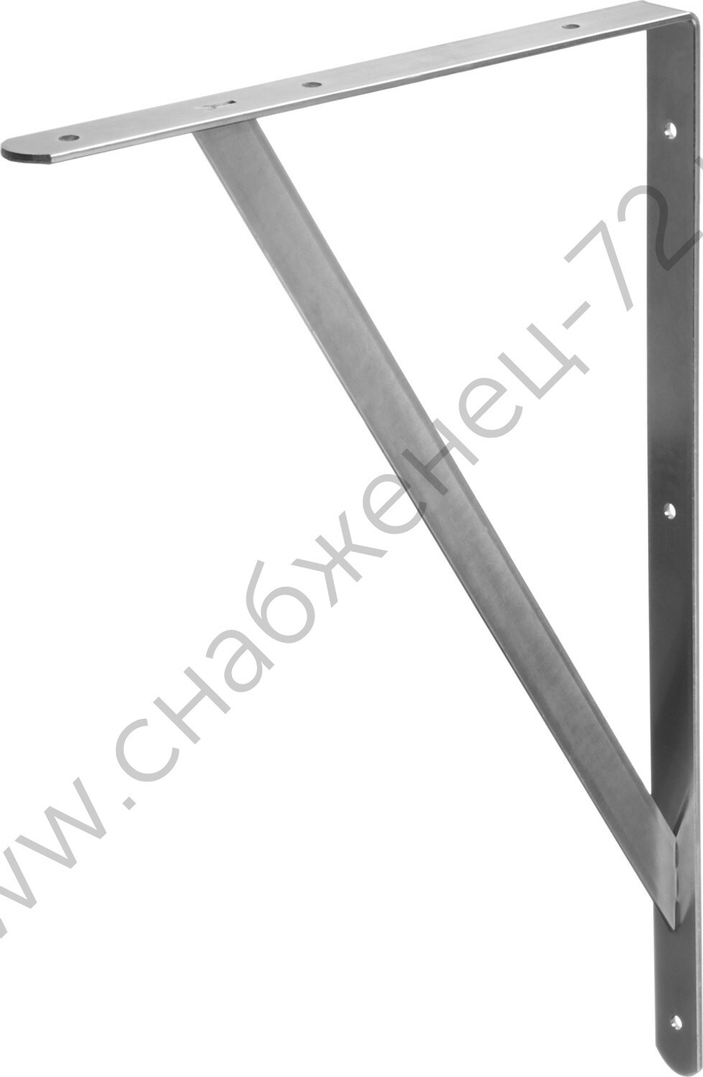 STAYER 500х330х30х4 мм, оцинкованный, усиленный уголок-кронштейн (37424-5)