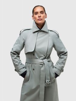 Тренч женский ILIM NORPPA зеленый шалфей