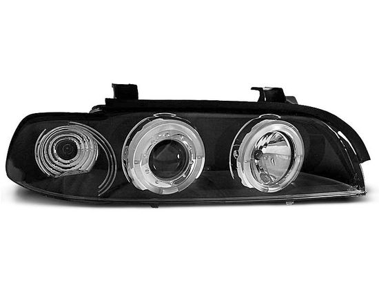 Фары передние ANGEL EYES BLACK для BMW E39 09.95-06.03