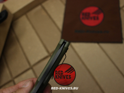 Нож Cold Steel Recon 1 Tanto G10 (V2024) - зеленая рук., черный клинок RK/Н81