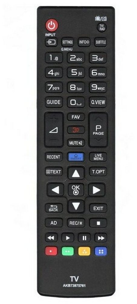 Пульт для LG AKB73975761 LED TV 3D SMART