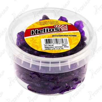 Виброхвост несъедоб. Catcher 2,75'/7 см Fio 100шт. (HS-1-012-N) Helios