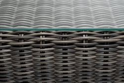 "Боно" лаунж-зона из искусственного ротанга, цвет графит