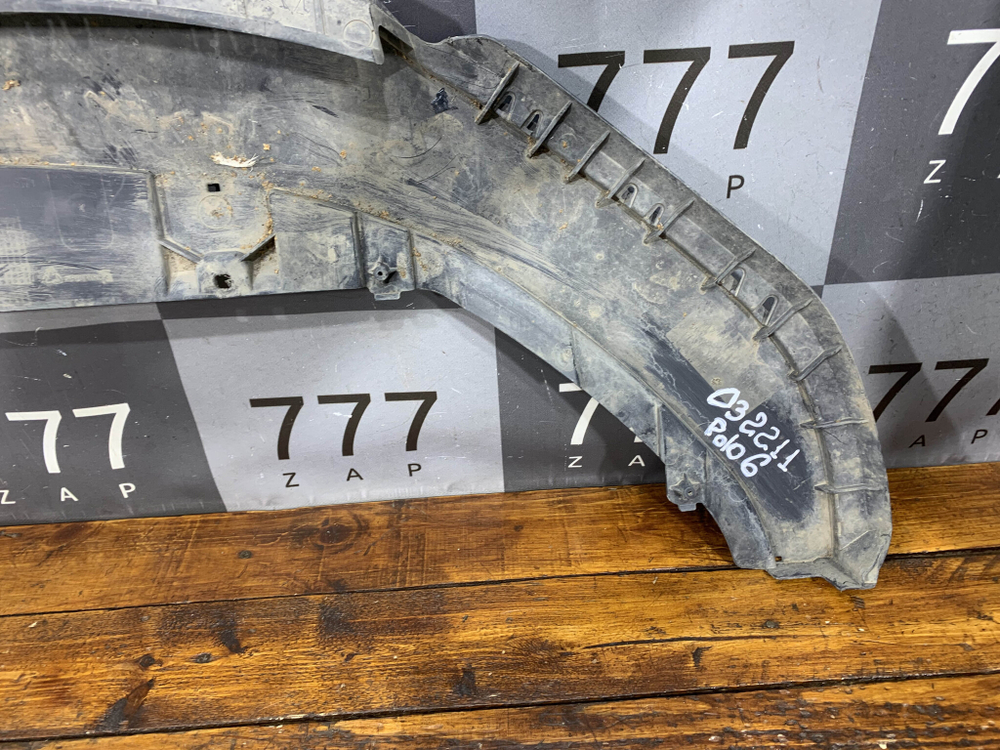 Юбка переднего бампера Volkswagen Polo 6 20-нв Б/У Оригинал 6N5805915