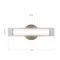 SL2010.121.01 Светильник настенный ST-Luce Никель/Белый, Прозрачный LED 1*7W 3000K/4000K ENFYS