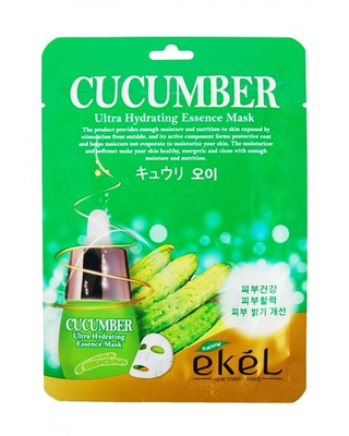 Тканевая маска с экстрактом огурца EKEL Cucumber Ultra Hydrating Essence Mask