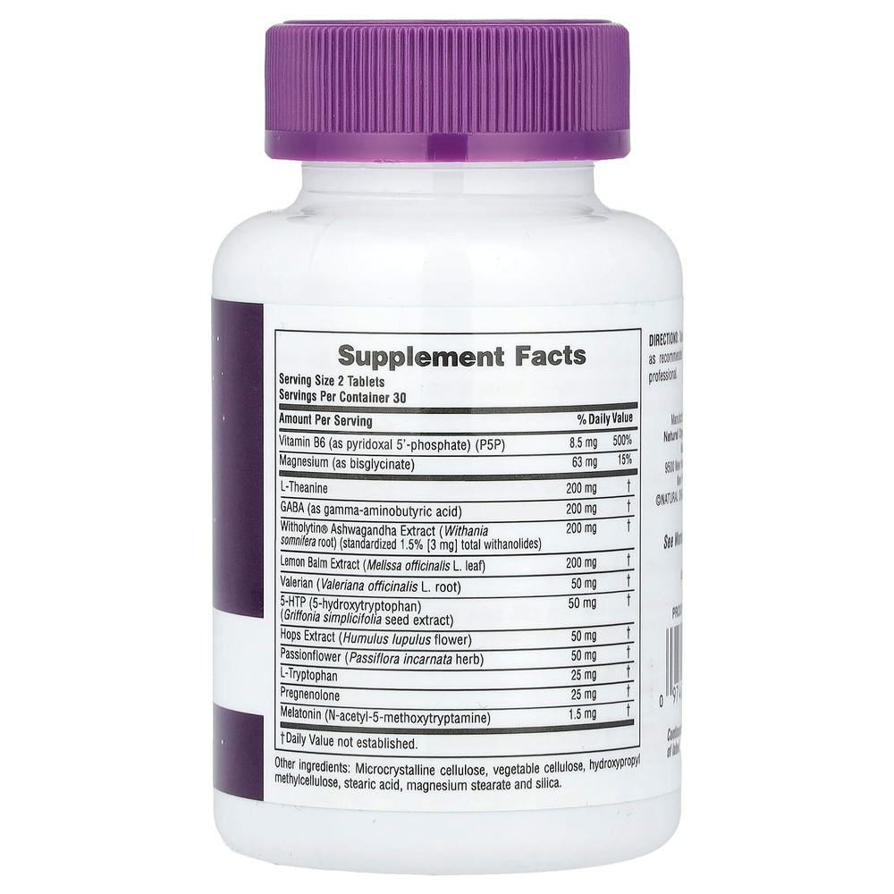 NaturesPlus, Dreaminol®, трехфазный комплекс для сна, 60 таблеток