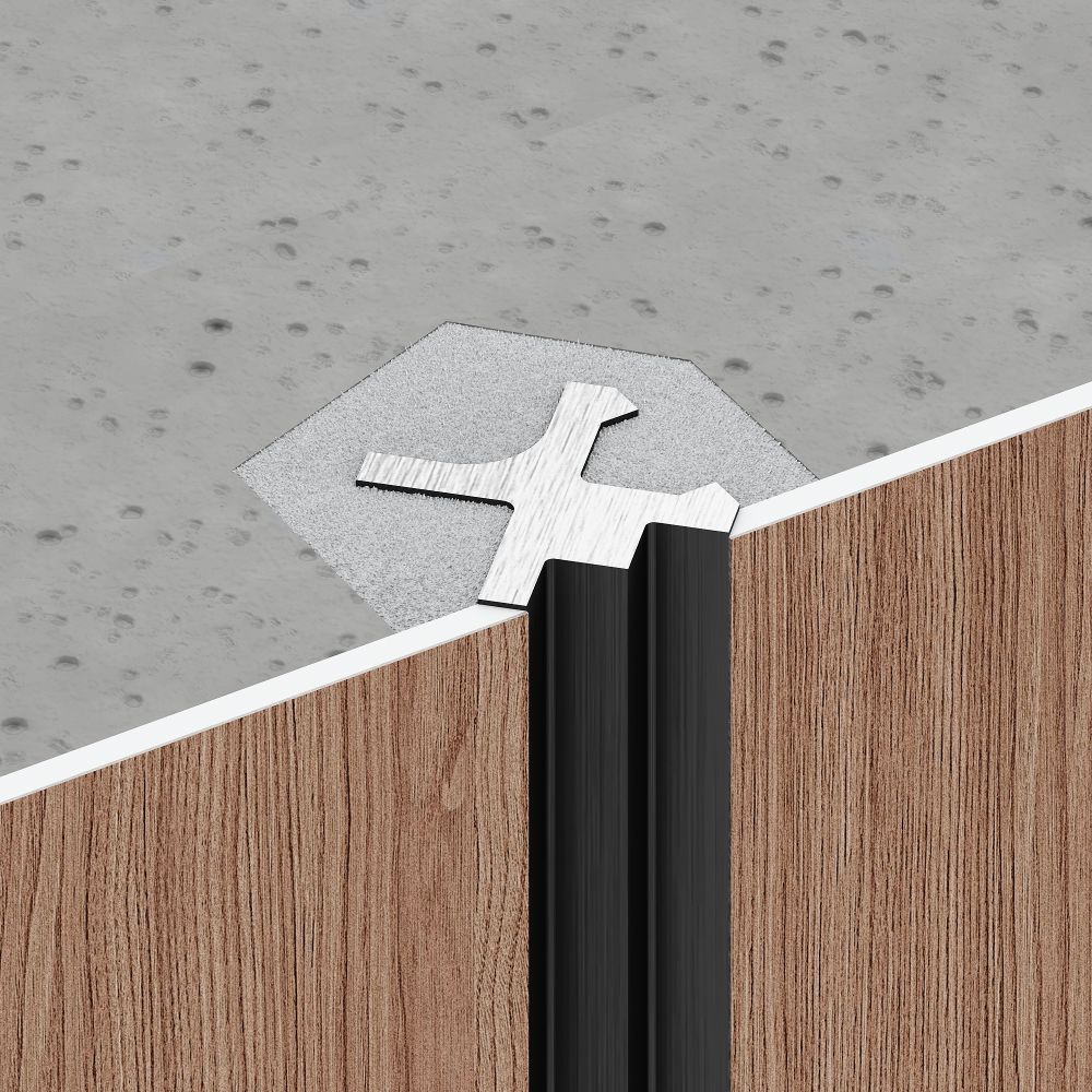 Теневой профиль разделительный анодированный медный, 3000x10x10 мм