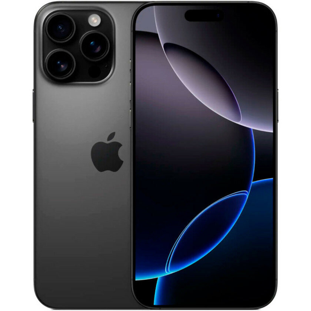 Apple iPhone 16 Pro Max 256 gb (sim+esim) Black titanium, черный титан
