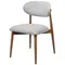 Стул Mod, орех, серый