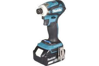 Аккумуляторный ударный бесщеточный шуруповерт Makita Т-Режим DTD172RTJ