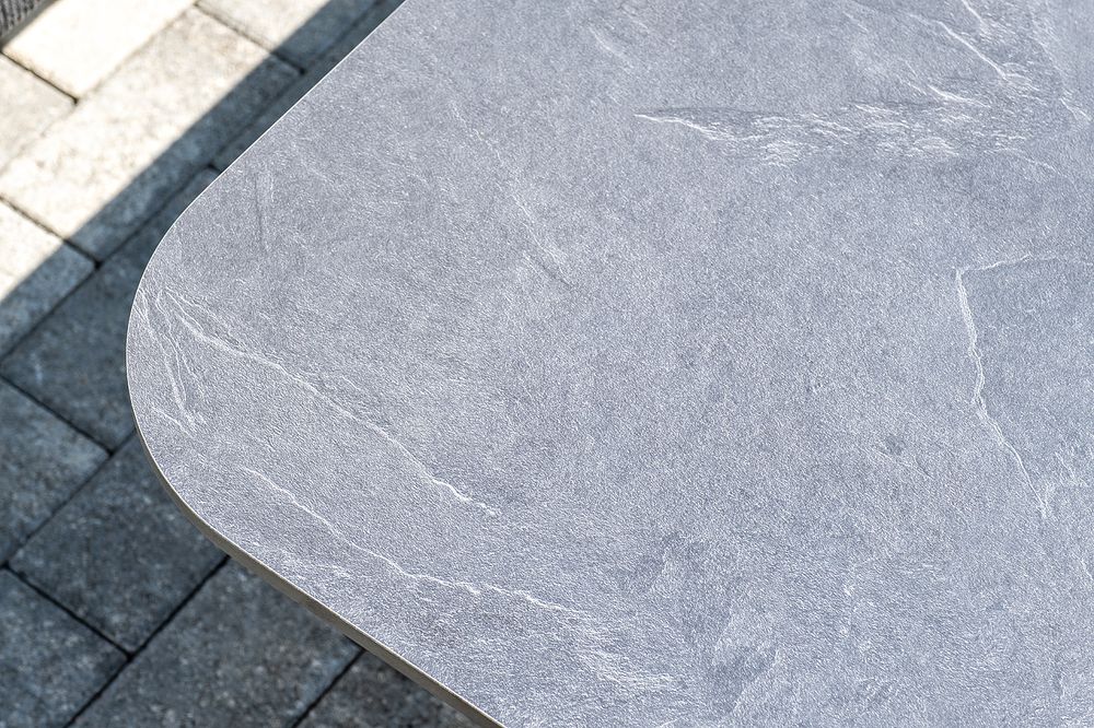 "Канны" лаунж-зона 4-местная плетеная из роупа (веревки), цвет темно-серый