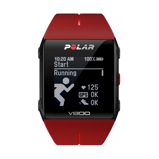 Пульсометр для фитнеса Polar V800 HR Red