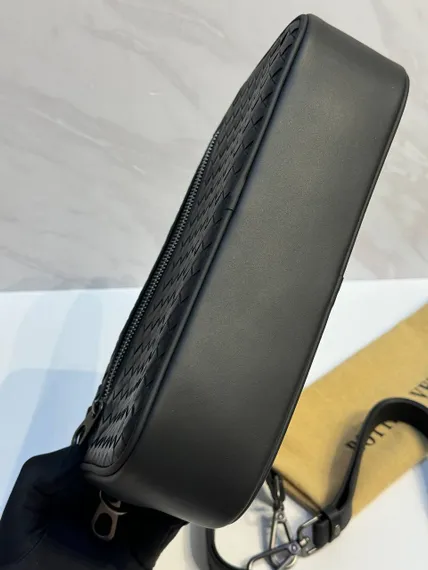 Клатч мужской Bottega Veneta Intrecciato черный